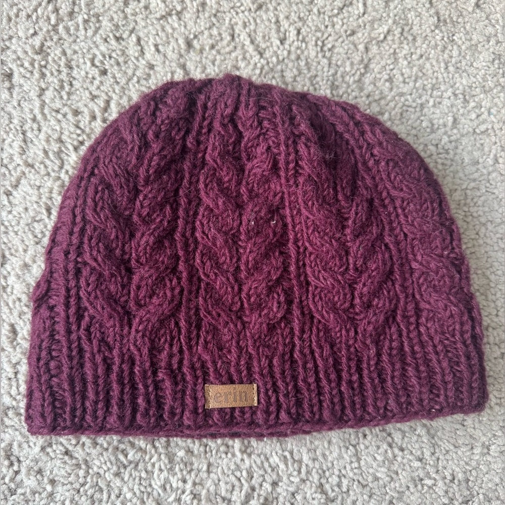 Erin Knitwear Ireland Wool Hat | Irish Wool Knit Beanie Cap